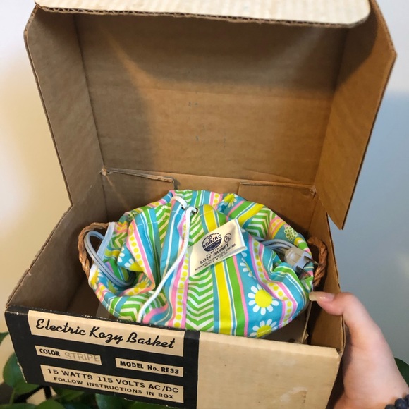 Electric Cozy Basket - Multicolour Pattern - Picture 2 of 6